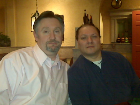 tom on the right my husband mike