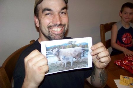 Chris and his darn cows!!