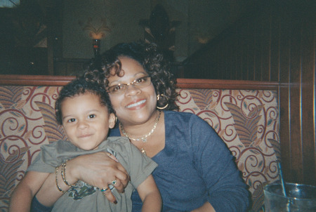 Me and my grandson, Devon