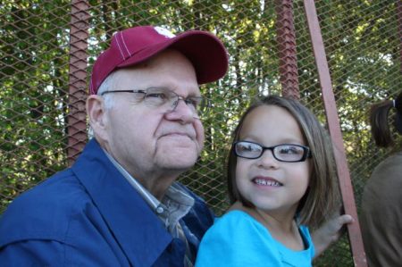 Jerry with Natalie my 2nd grandchild