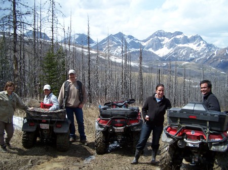 Grizzly siteing while ATVing