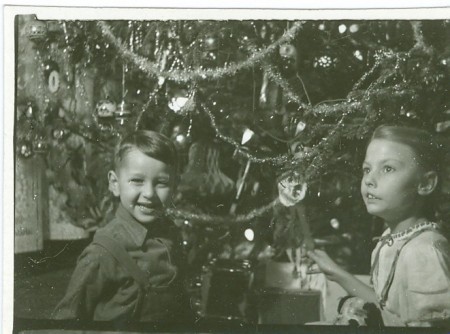 george & caroline in cleveland xmas 1948