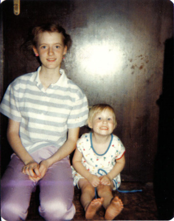 Me and my sister 1985 (?)
