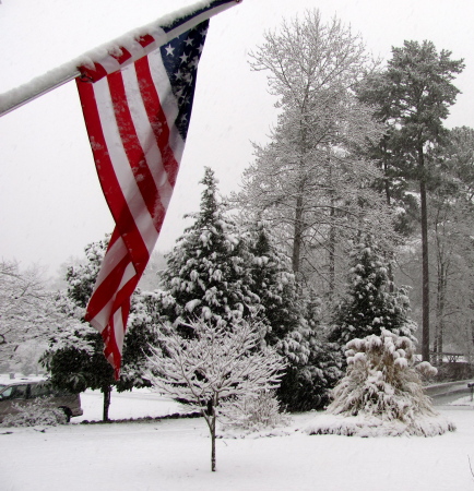 Snow in Lawrenceville, GA