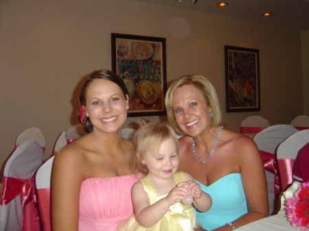 Brittan, Brooke and me at the reception