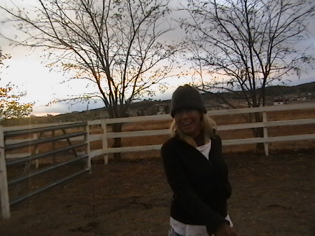 on the horse ranch, (MOM and DAD"S that is) in