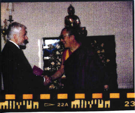 The Dalai Lama & I in NYC,  1991