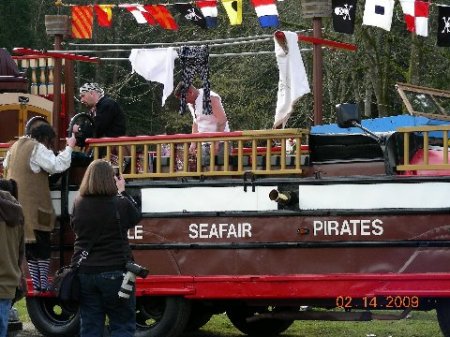 Seafair Pirates came, shot off cannon-was fun!
