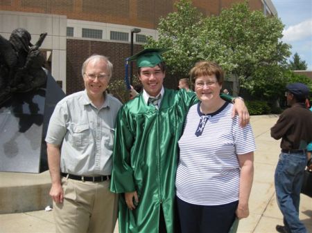 All 3 of us at his MSU graduation