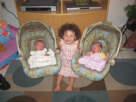 Jordan and her twin cousins