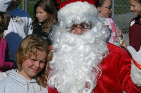 Maddie and Santa