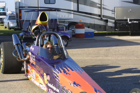 Driving the dragster