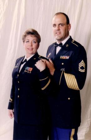 SFC Clyde Russell & SGT Barbara Russell