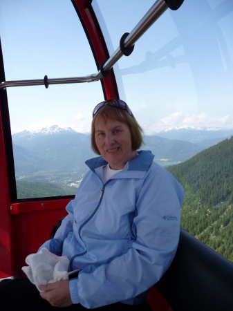 In the Peak to Peak Gondola, Whistler '09