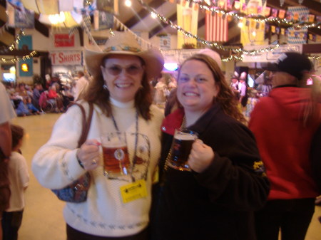 My Mom and I at Octoberfest, Big Bear