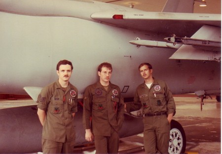 Me, Lou and Jeff at Langley AFB, Virginia