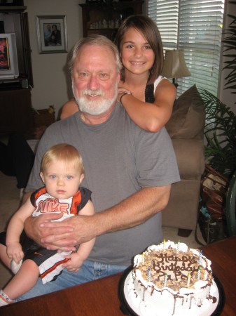 Papa with grandchildren