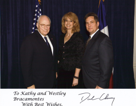 wes and kathy with the VP