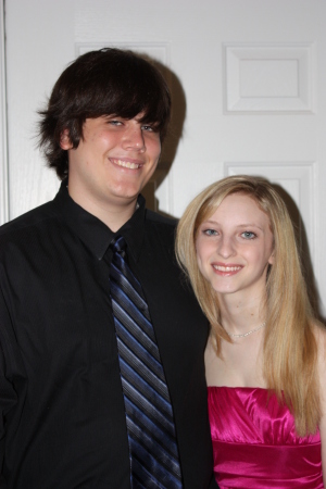 Rachael and Alec...choir banquet, 5/2009