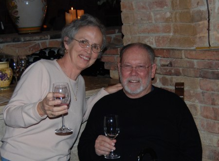 Terry and Me on a wine tour in Napa 2009