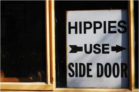 Hippie Sign, sign, everywhere a sign