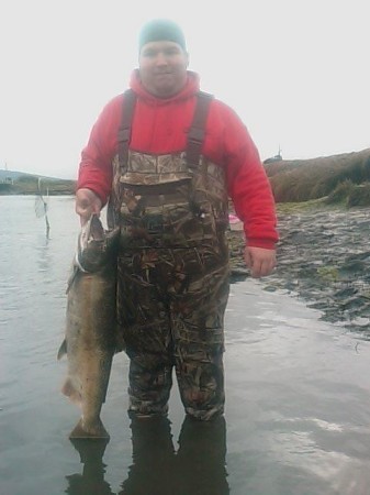 Steve and his 25 lb King'08
