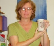 Vicki and cup