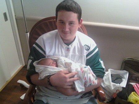 Peyton and my son, Uncle James