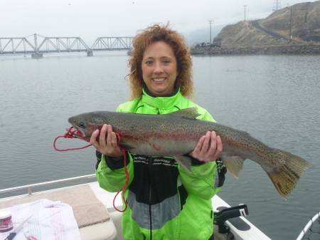 Lynna with Steelhead Feb. 2010