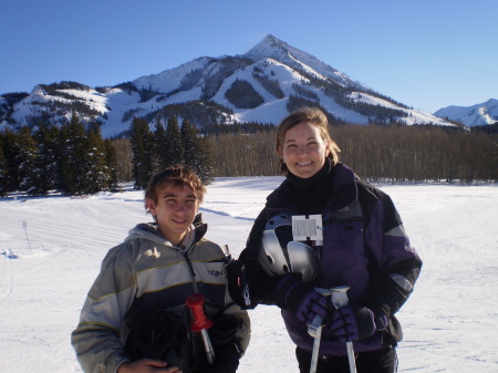 Clay & I atop Crested Butte Mountain 2008