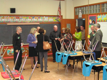 Touring the School.