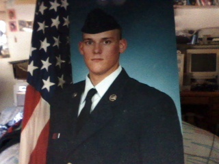 My son William in uniform Air Force