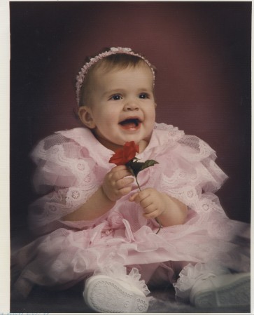 My baby daughter Sara Sue 1993