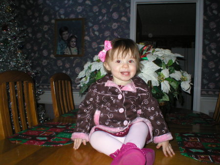 Baby Olivia Christmas 2009
