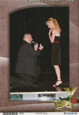 My Oldest Proposing on the Cruise