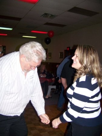 Ralph and I dancing