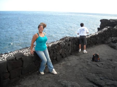 Me at the Lava Arch (Hawaii)