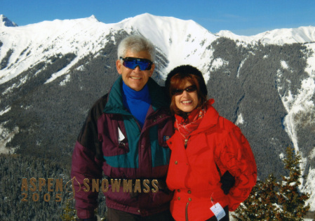 skiing at Aspen - 25th weeding anniversary