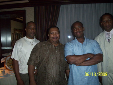 Leroy, Meat Man, June June, and myself