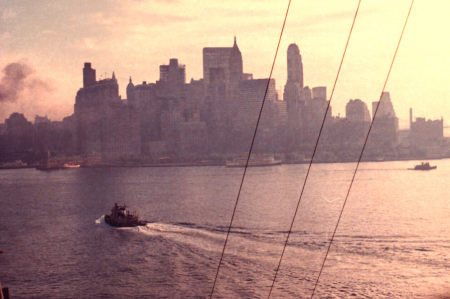 Entering New York Harbor