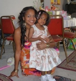 My daughter and grand daughter on Easter Sunda