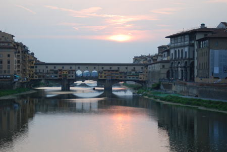 Sunset Florance, Italy, June 29, 2008