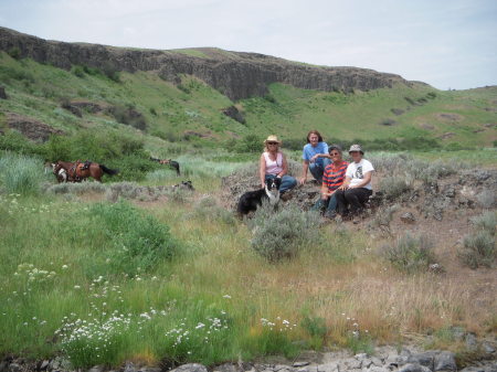 Stopping for lunch in Eastern Washington