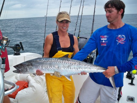 My first King Fish - loving saltwater fishing