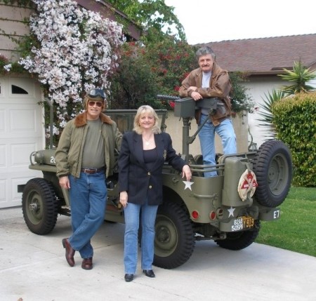 Friend Dave and Jim & Linda WWII Jeep