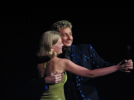 Me dancing with Barry Manilow