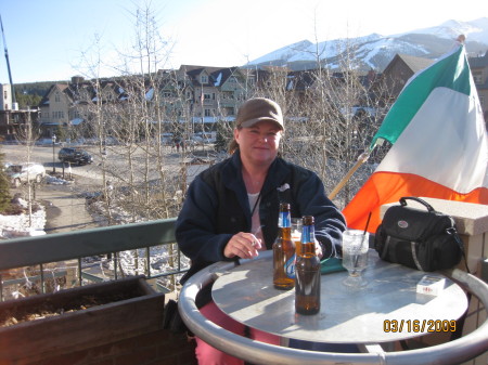 Me at The Irish Pub in Breckenridge