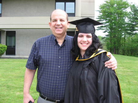 Mandy and Dad on College Graduation Day!