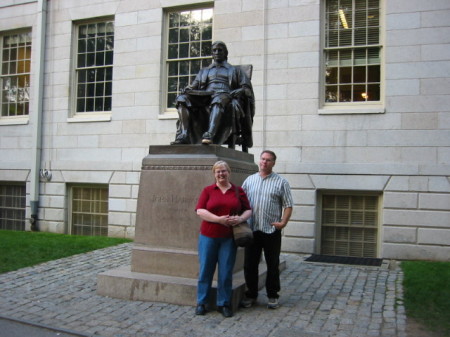 Eddie and I at Harvard.