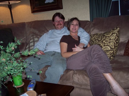 Son Mike and fiancee Teresa